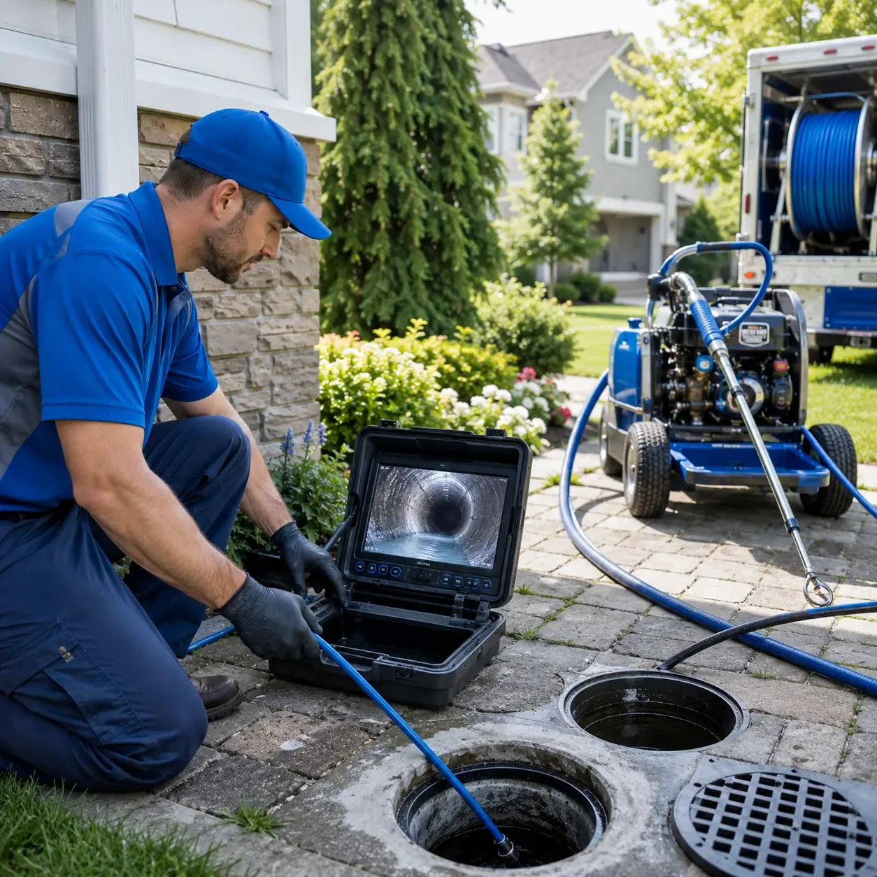 Outdoor drain cleaning professionals serving Andrews, SC